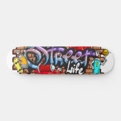 Street Life Graffiti Skateboard (Horizontal)