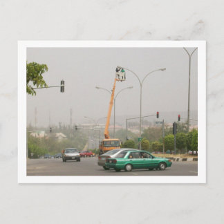 Street Light, Abuja Postkarte