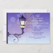 Street Light Housewarming Party Einladung (Vorderseite)