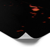Street Light Silhouette Print Poster (Ecke)
