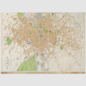 Street Map Decoupage Seidenpapier (Vorderseite)