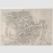 Street Map Decoupage Seidenpapier (Vorderseite)