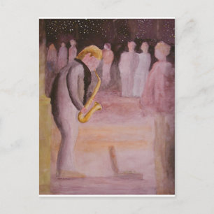 Street Music Postkarte