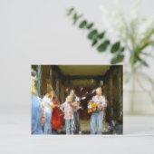 Street Musicians Postcard Postkarte (Stehend Vorderseite)