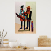 Street Musicians ~ Vintag American Art Poster (Küche)