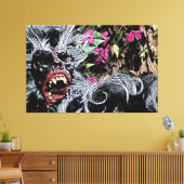 Street Performance 160x40 (150x100cm) waccna Leinwanddruck (Insitu (Wohnzimmer))