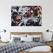 Street Performance 160x40 (150x100cm) waccna Leinwanddruck (Insitu (Schlafzimmer))