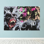 Street Performance 160x40 (150x100cm) waccna Leinwanddruck (Insitu (Holzboden))