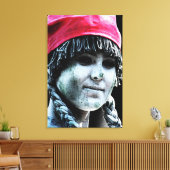 Street Performance 4 24x36 (60x90cm) waccna Leinwanddruck (Insitu (Wohnzimmer))