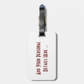 Street Performance 4 cd ltcna Gepäckanhänger (Rückseite vertikal)