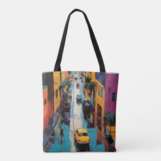 Street Pop Art Tasche (Rückseite)
