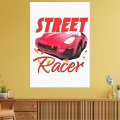 Street Racer Leinwanddruck (Insitu (Wohnzimmer))