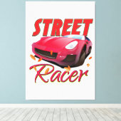 Street Racer Leinwanddruck (Insitu (Holzboden))