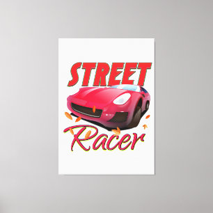 Street Racer Leinwanddruck