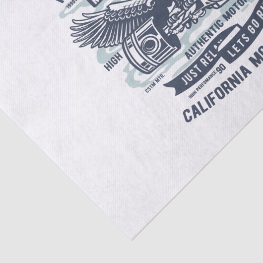 Street Rebel Motorcycle Seidenpapier (Ausschnitt)