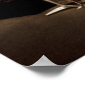 Street Restaurant, Paris, Frankreich Poster (Ecke)