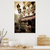 Street Restaurant, Paris, Frankreich Poster (Küche)