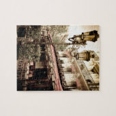 Street Restaurant, Paris, Frankreich Puzzle (Horizontal)