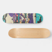 Street Retro Dog auf Skateboard | Funny (Horizontal)