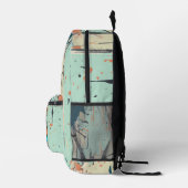 Street Retro Dog mit Gitarre | Funny Bedruckter Rucksack (Rechts)