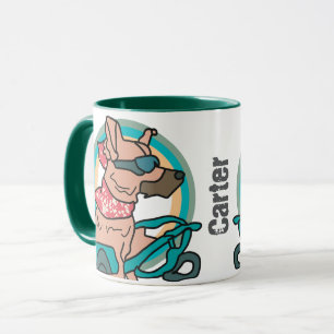 Street Retro Dog mit Sonnenbrille   Funny Tasse