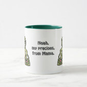 Street Retro Frog mit Kopfhörern | Funny Tasse (Zentrum)