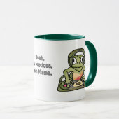 Street Retro Frog mit Kopfhörern | Funny Tasse (VorderseiteRechts)