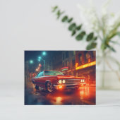 Street Rod Kings Cinematic Auto Postkarten (Stehend Vorderseite)