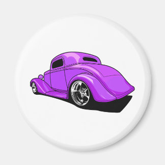 Street Rod Lila Magnet