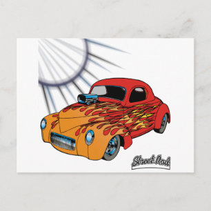 Street Rod Postkarte