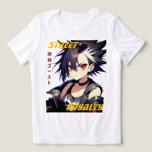 Street Royalty Anime T-Shirt - Shibuya Ghost Editi Tri-Blend Shirt