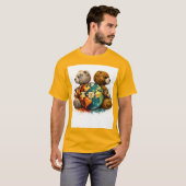 Street Royalty Teddy Bear Graphic T-Shirt (Vorne ganz)