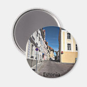 Street Scene Estland, Magnet (Vorderseite/Rückseite)