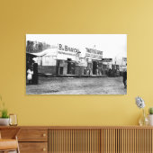 Street Scene in Anchorage, Alaska Fotograf Leinwanddruck (Insitu (Wohnzimmer))