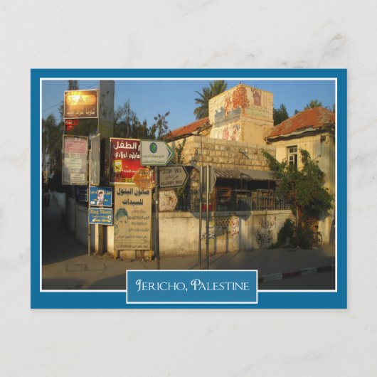 Street Scene in Jericho, Palästina Postkarte (Vorderseite)