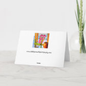 Street Scene in San Juan Greeting Card Karte (Rückseite)