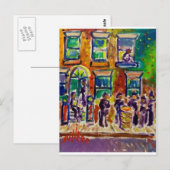 Street Scene J1 Postkarte (Vorne/Hinten)