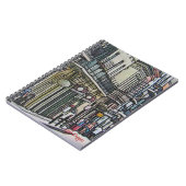 Street Scene of New Orleans Notebook Notizblock (Linke Seite)