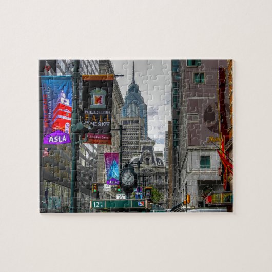 Street Scene Philadelphia Puzzle (Horizontal)