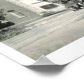 Street Scene, Riverside, Kalifornien Vintag Poster (Ecke)