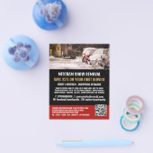 Street Scene, Snow Removal Company Werbung Flyer (Einzeln)