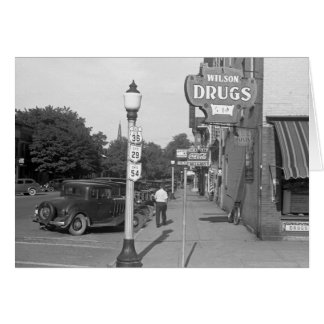 Street Scene Urbana, Ohio, 1938