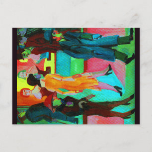 Street Scene von Ernst Ludwig Kirchner Postkarte