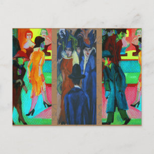 Street Scene von Ernst Ludwig Kirchner Postkarte
