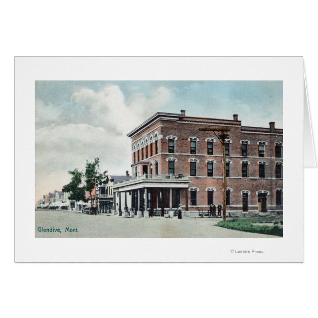 Street SceneGlendive, MT (Vorderseite (Horizontal))