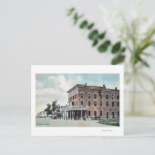 Street SceneGlendive, MT Postkarte (Stehend Vorderseite)