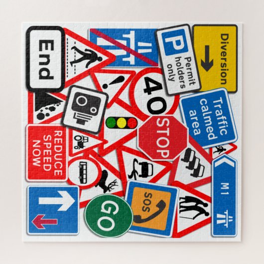 Street Sign Design Puzzle (Horizontal)