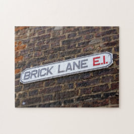 Street Signs of London Brick Lane - 11x14 -252 pc Puzzle