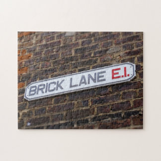 Street Signs of London Brick Lane - 11x14 -252 pc Puzzle