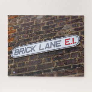Street Signs of London Brick Lane - 16x20 - 520 pc Puzzle